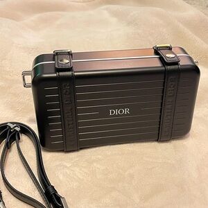 DIOR x RIMOWA - Personal Clutch Bag - Black - Aluminum - Mint!